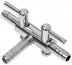Lufthahn 4/6 2-Weg Metall