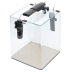AQUAEL OptiBent Set 20 - White Glass Nano Aquarium Complete Kit