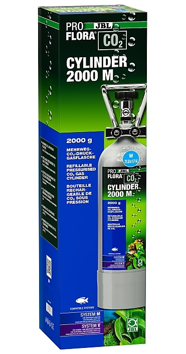 JBL ProFlora CO2 Druckgasflasche 2000 M JBL ProFlora CO2 Druckgasflasche 2000 M