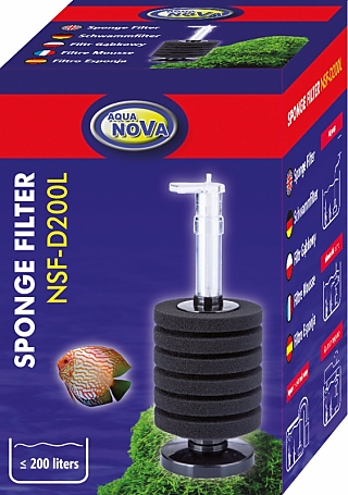 Aqua Nova Rund-Schwammfilter NSF-D200L