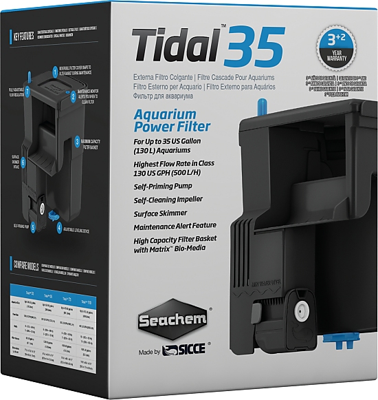 Seachem Tidal 35 -Außenfilter-
