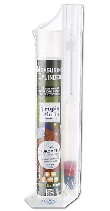Tropic Marin Measuring Cylinder with Hydrometer
