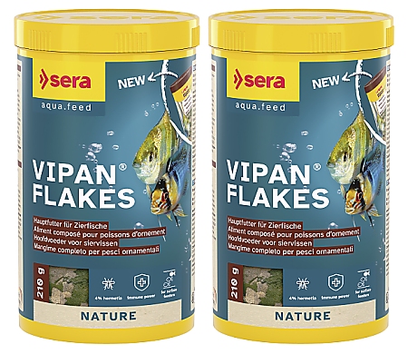 sera Vipan Flakes Staple Food 2x1000 ml