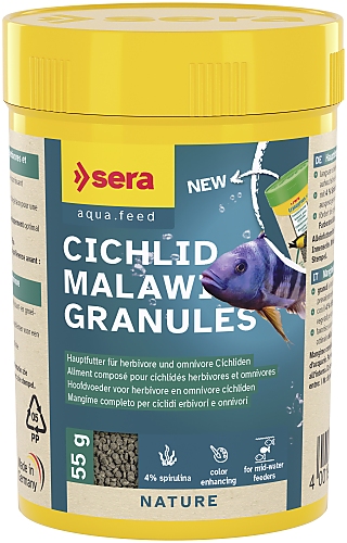 sera Cichlid Malawi Granules (granugreen)