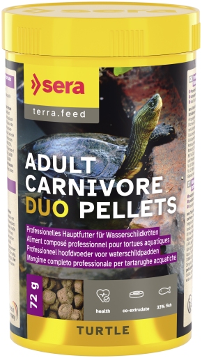 sera Turtle Adult Carnivore Duo Pellets