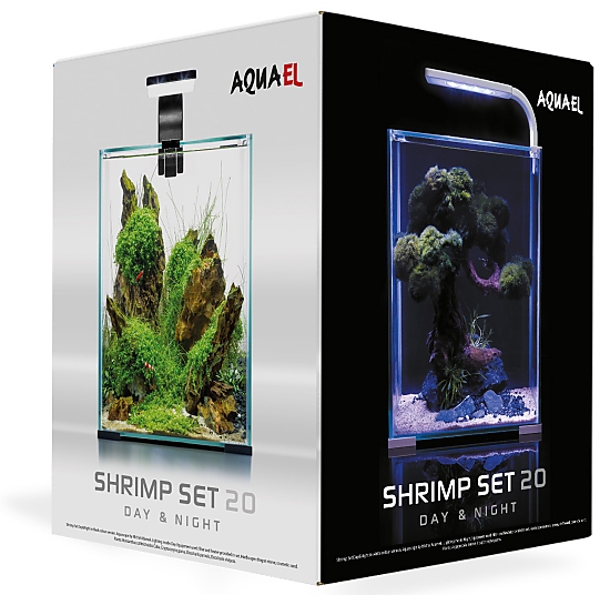 AQUAEL Shrimp Set Day & Night 20 - Nano Aquarium complete kit