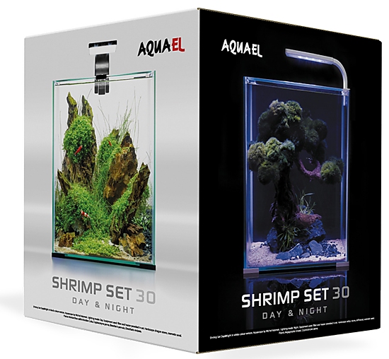 AQUAEL Shrimp Set Day & Night 30 - Nano Aquarium complete kit